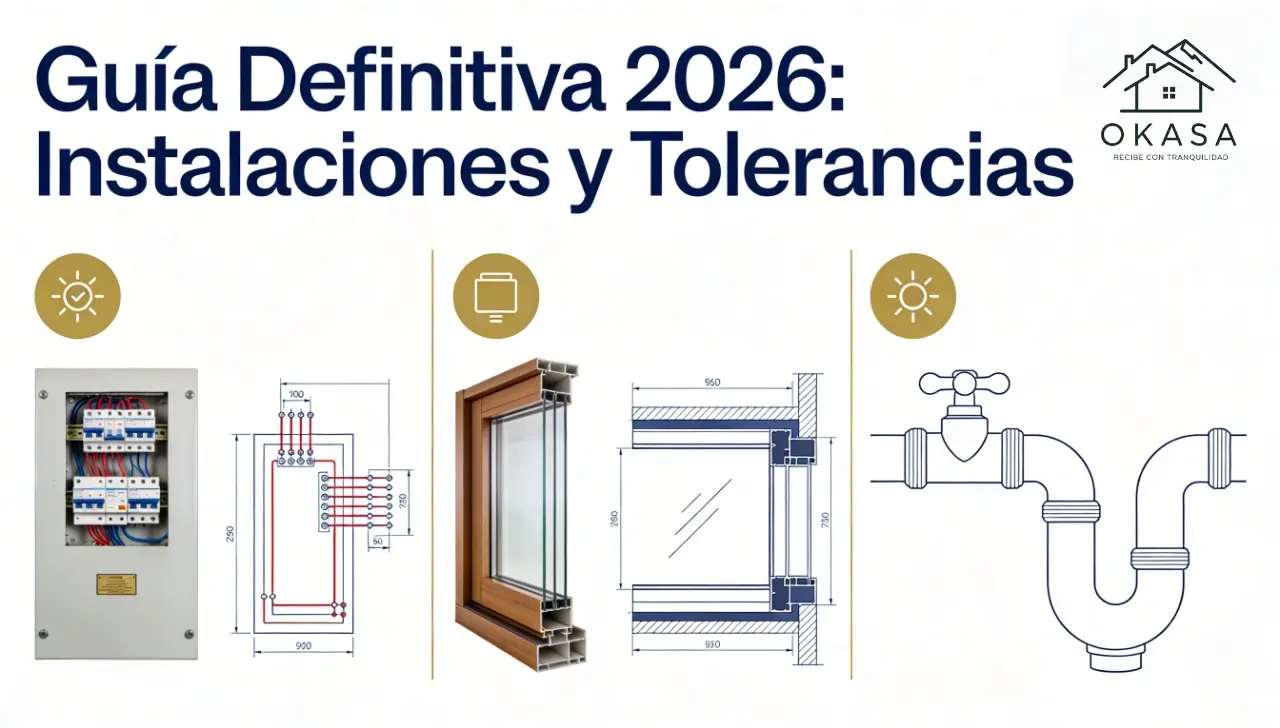 Guía Inspección 2026: Instalaciones y Tolerancias en Casas y Deptos | Okasa